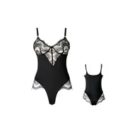 Flirty - Body noir dentelle- S/M