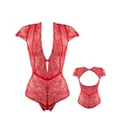 Lovebila - Body coeur rouge - L/XL