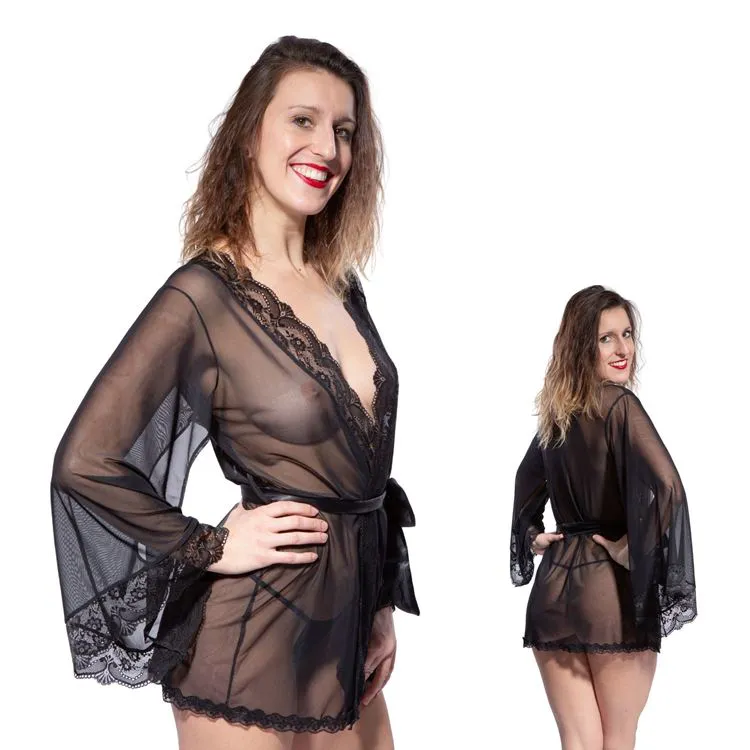 Rivera NOIR - Peignoir
