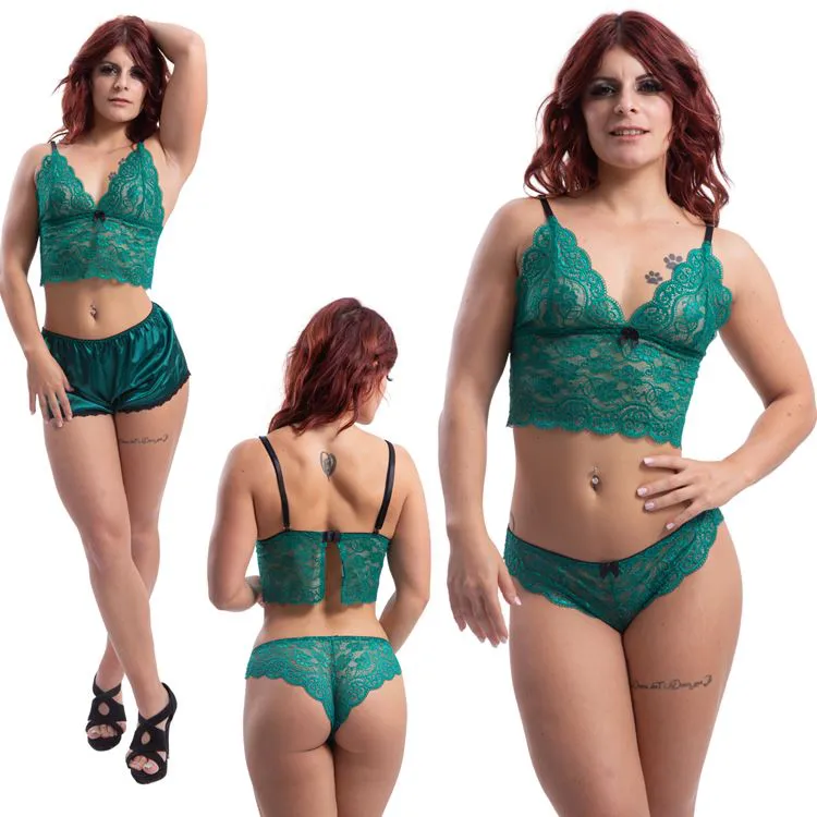 Bodena VERT - Ens 3p - Top & Short