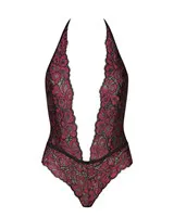 Adele Body ouvert Dentelle ROSE -2/3XL