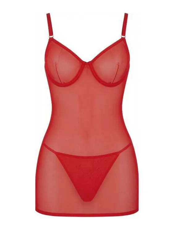 Cortina Nuisette ROUGE