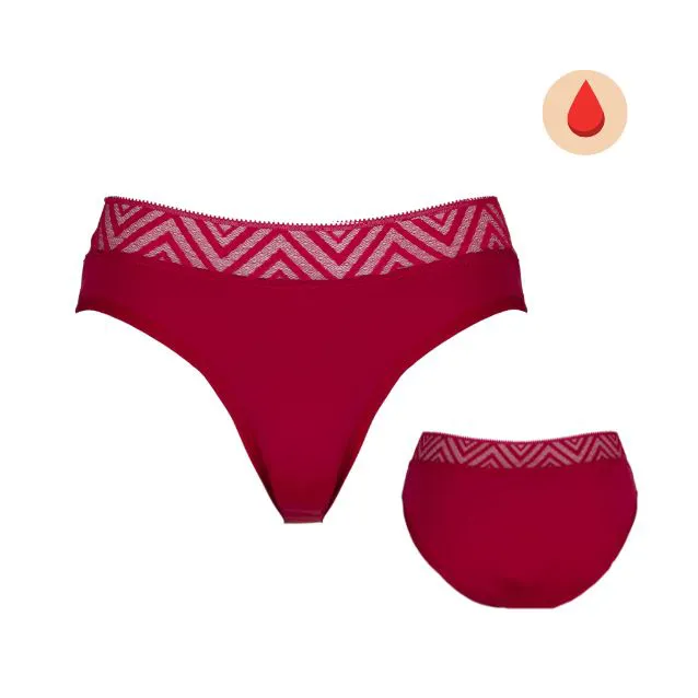 Culotte menstruelle - CADIX ROUGE