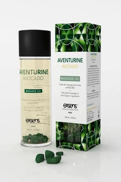 Massage Bio litho - Anti-Stres Avocat/ Aventurine