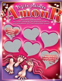 Jeux &agrave; Gratter - Amour - PROMO