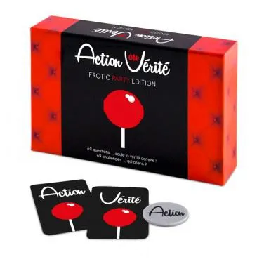 Jeux Action Vérité - Erotic Party rouge