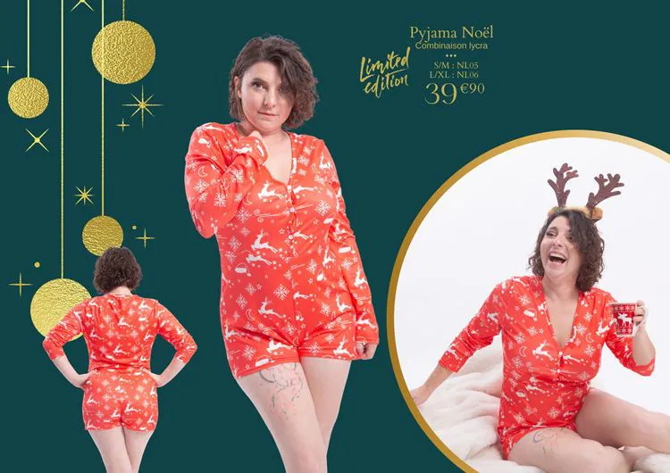 Pyjama lycra Noël - S/M