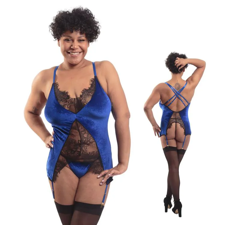 Azura gu&ecirc;pi&egrave;re bleu 2/3XL