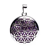 Pendentif Fleur de Vie Améthyste