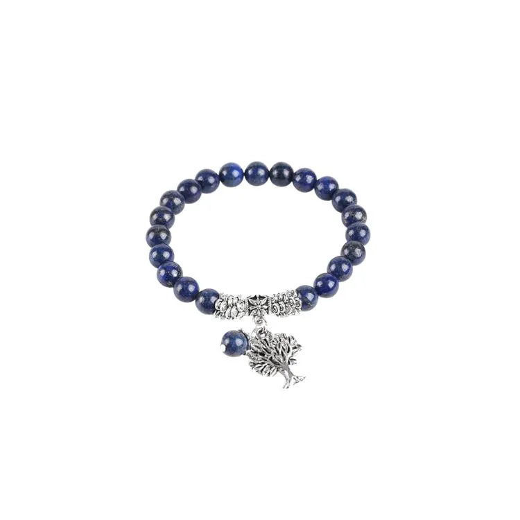 Bracelet Arbre de vie - Lapis lazuli