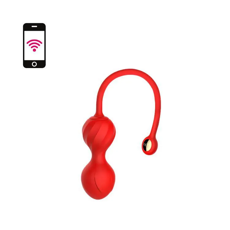 Ruby Twirls - APP Boule de geisha rouge