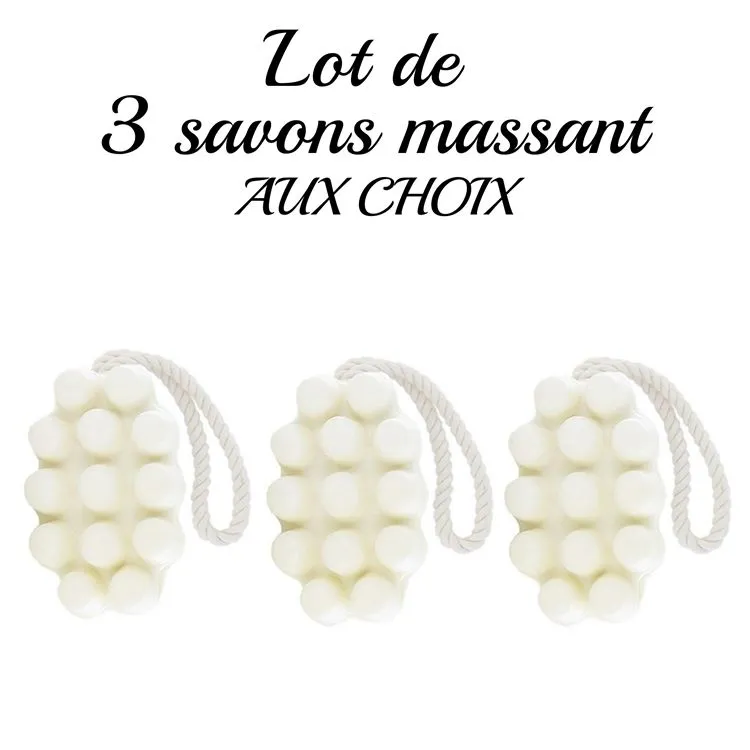 Lot de 3 - Savon Massant