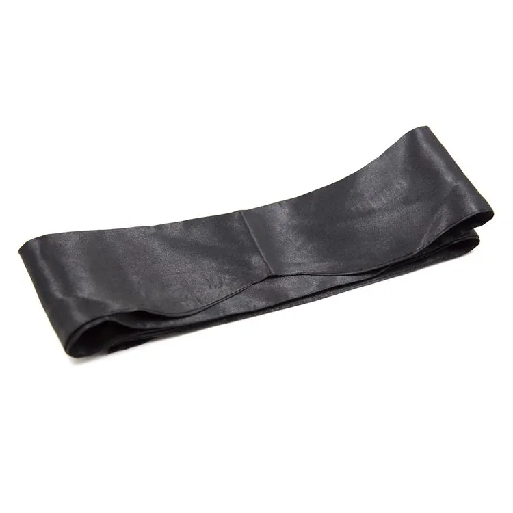Bandeau satiné noir