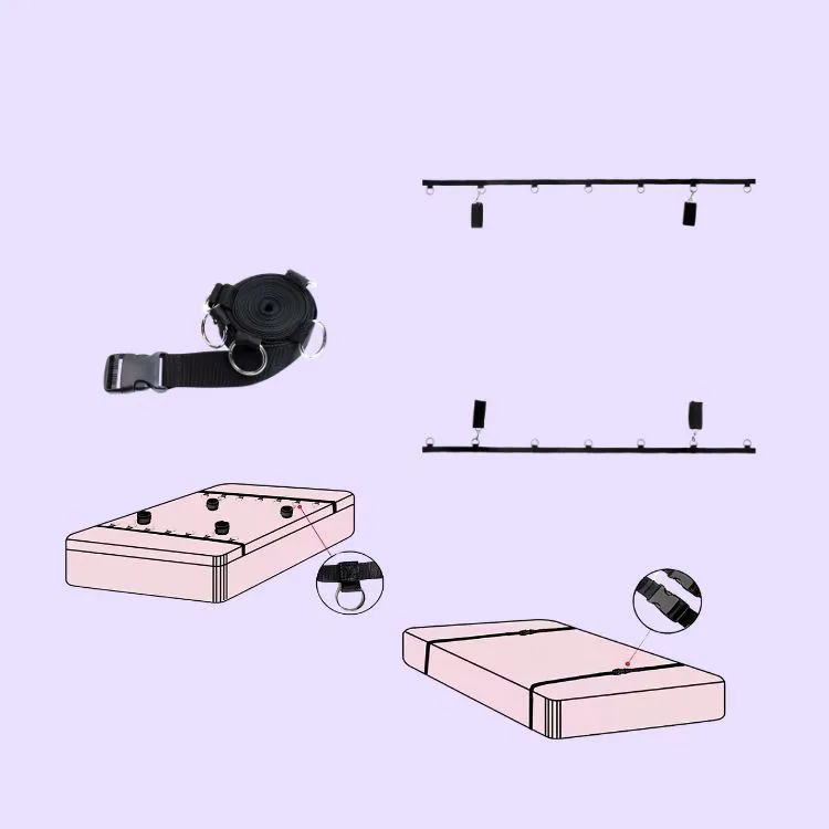 Fetish attaches de lit
