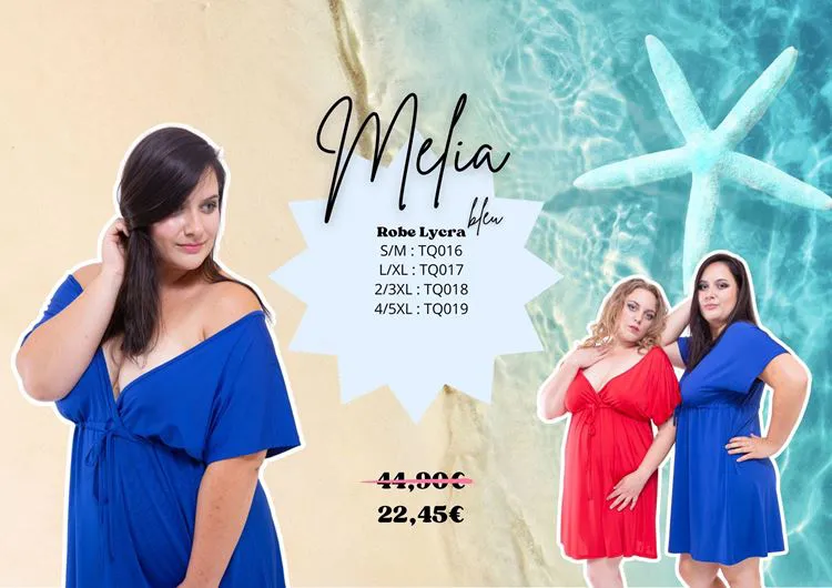 Melia Bleu 4/5XL - SOLDES