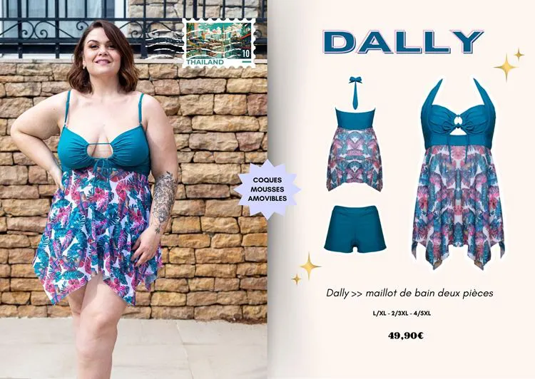 Dally - Maillot de bain robe - L/XL