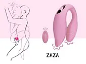ZAZA - Jouet Couple Rose
