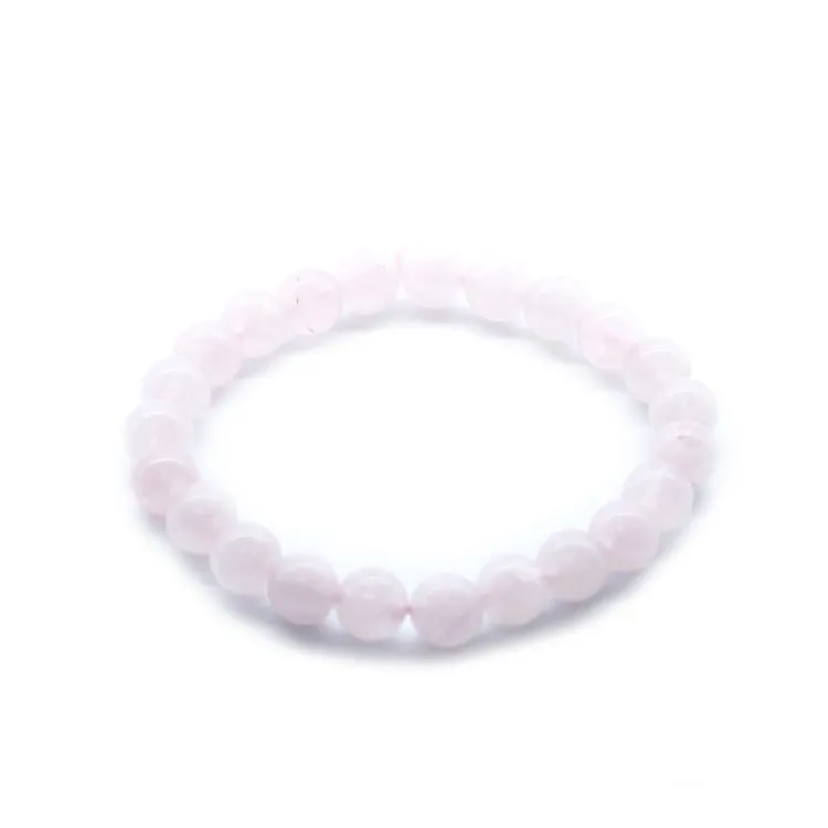 Bracelet Lithotérapie - Quartz Rose