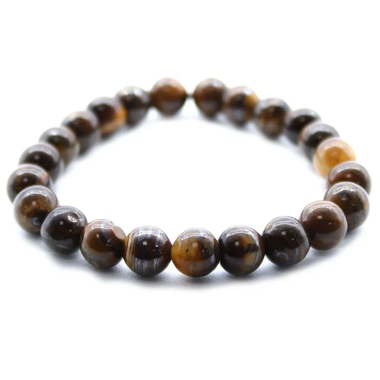 Bracelet Lithotérapie - Oeil de Tigre