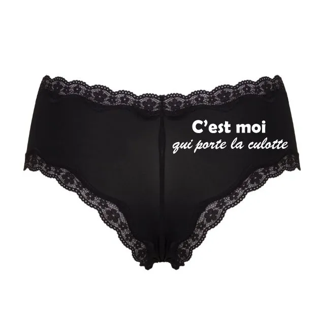 C'est moi qui porte la culotte