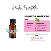 Huile essentielle - MENTHE POIVREE