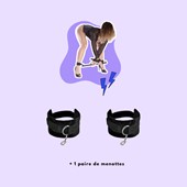Paire de menottes pour barre x1